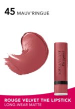 Bourjois Rouge Velvet The Lipstick 45 Mauv’Ringue - 2.4 gm - Image 2