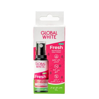 Global White Fresh Watermelon Taste Oral Spray 15ml