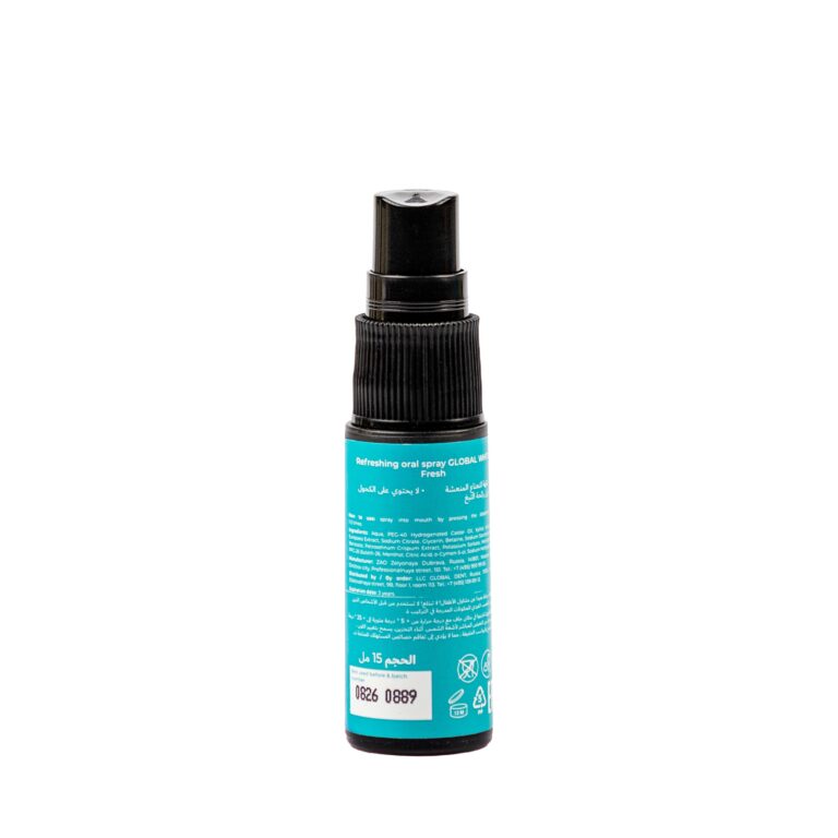 Global White Mint Fresh Oral Spray 15ml - Image 2