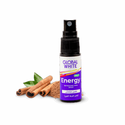 Global White Fresh Energy Cinnamon Taste Oral Spray 15ml