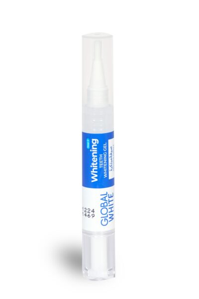 Global White Teeth Whitening Gel Pen: Brilliantly White Smile in 7 Days!