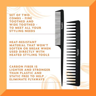 Cantu Heat Resist Comb x 2