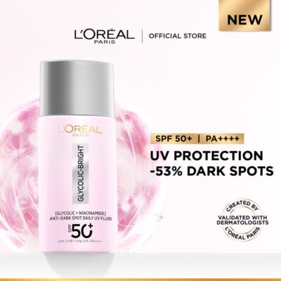 L’Oréal Paris Glycolic Bright UV fluid SPF 50+ PA+ anti-dark spot