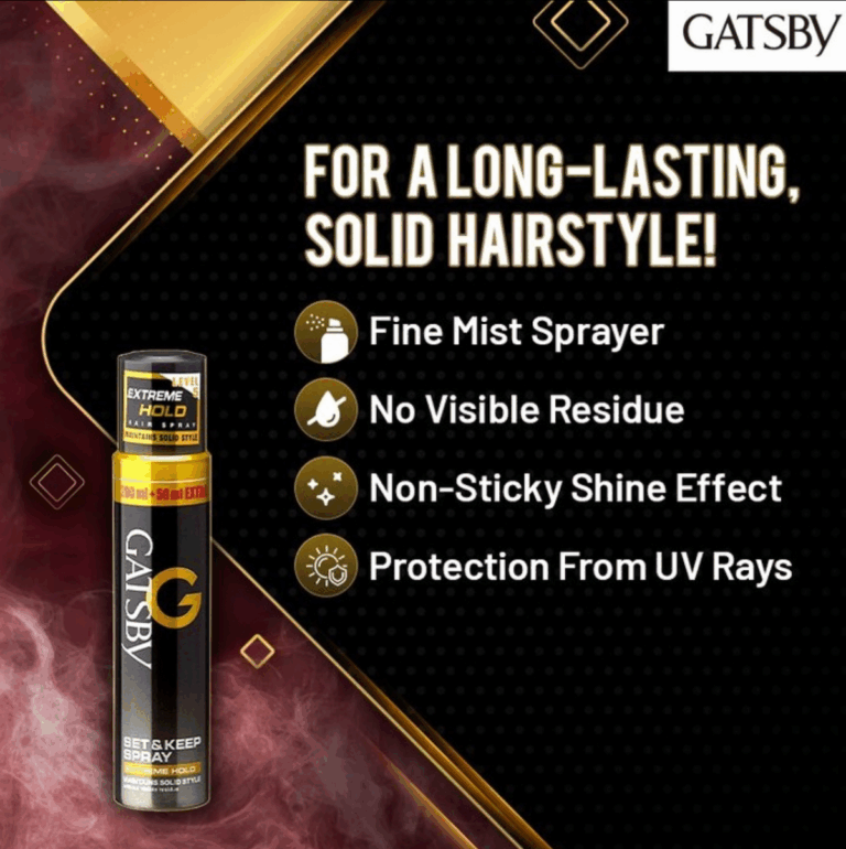 Gatsby Hair Spray Extreme Hold 250 ml - Image 4