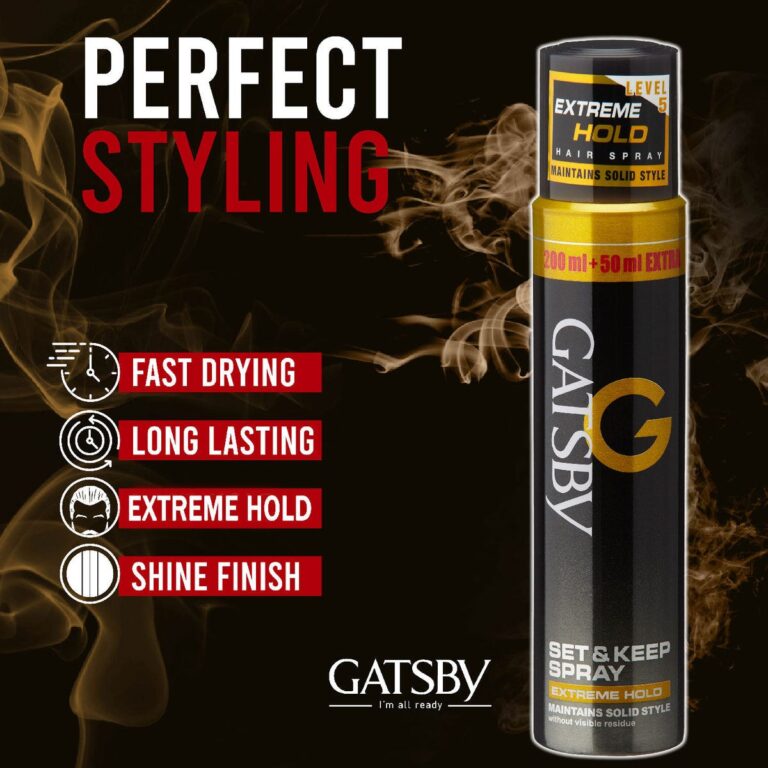 Gatsby Hair Spray Extreme Hold 250 ml - Image 6