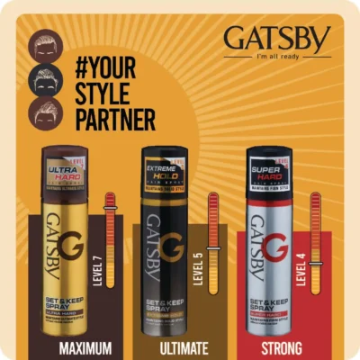Gatsby Hair Spray Extreme Hold 66 ml