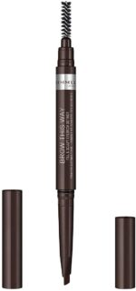 Rimmel Brow This Way 2In1 Filler & Fixer - Dark - Image 3