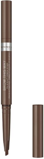 Rimmel Brow This Way 2In1 Filler & Fixer - Light | Define & Set Your Brows - Image 3