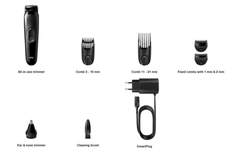 Braun 6-in-1 Electric Trimmer for Face, Beard & Hair - Image 5