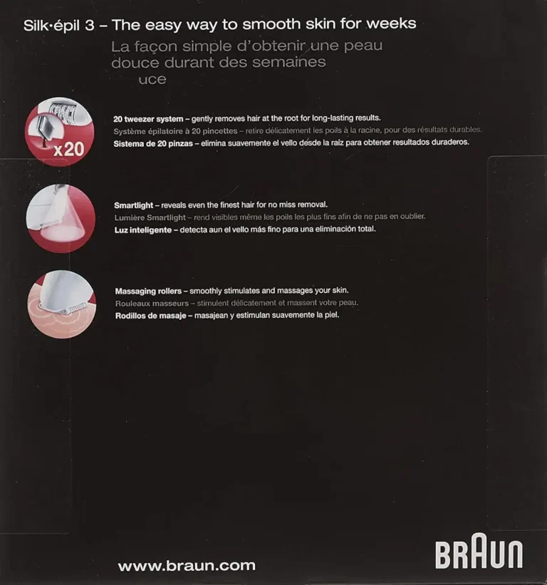 Braun Silk-épil 3 3170 Epilator for Legs - Image 6