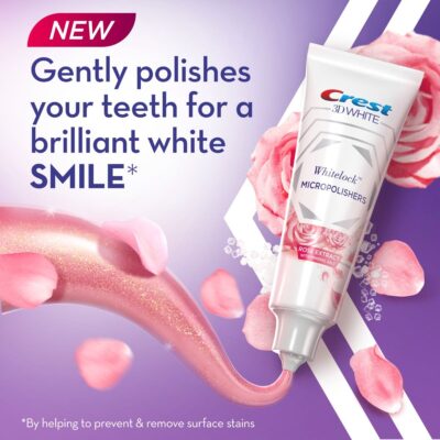 Crest 3d White Whitening Toothpaste Rose 88 Ml