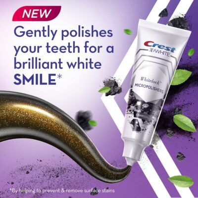 Crest 3D White Charcoal Toothpaste 88 Ml