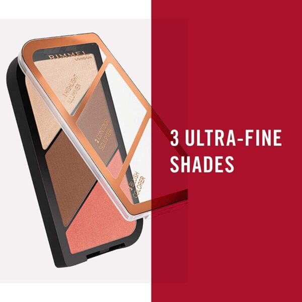 Rimmel Contour Face Kit - Bronze (003) - Image 5