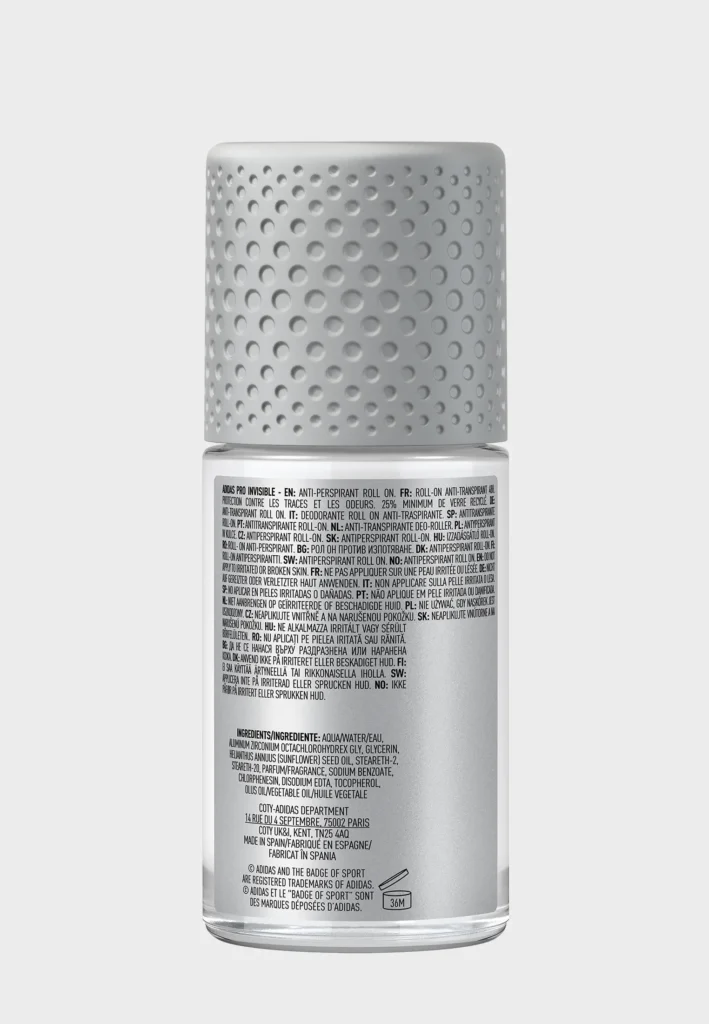 Adidas Pro Invisible Men Roll-On 50ml