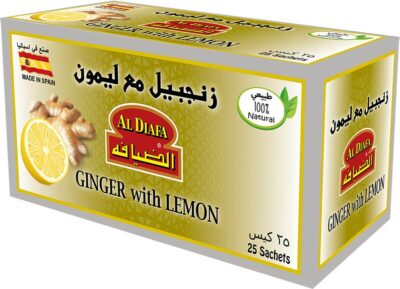 الضيافة شاي أعشاب زنجبيل وليمون 25 كيس