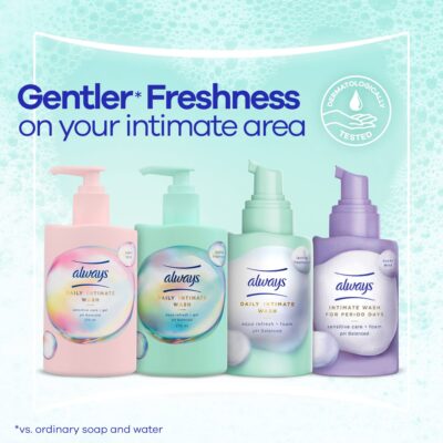 Always Daily Intimate Wash, Gel, Sensitive Care, 270 ml