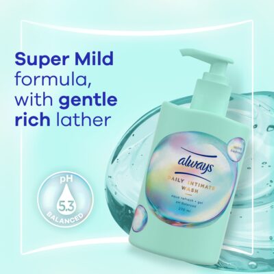 Always Daily Intimate Wash, Gel, Sensitive Care, 270 ml