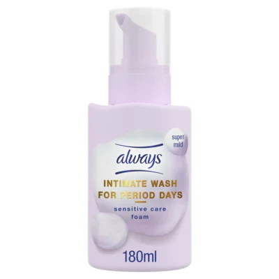 Always Daily Intimate Wash for Period Days, Foam, 180 ml