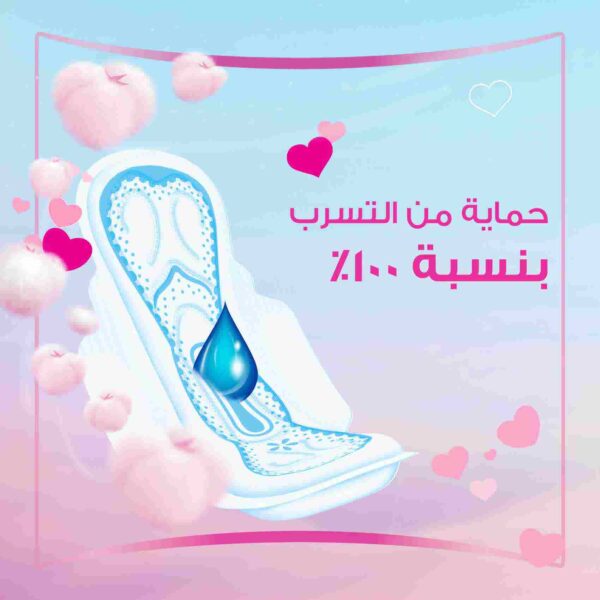 Always Cotton Skin Love Sanitary Pads, 10 Large Thick Pads