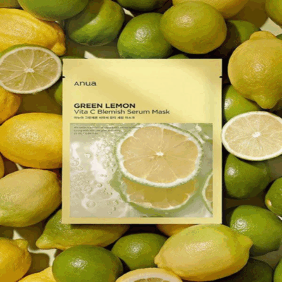 Anua Green Lemon Vita C Blemish Serum Mask 25ml