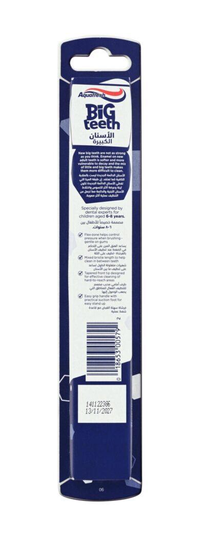 Aquafresh Toothbrush Junior Kids Big Teeth Soft