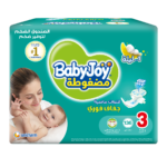بيبي جوي مقاس 3 صندوق ميجا - 136 حفاضة