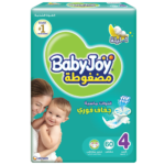 بيبي جوي مقاس 4 عبوة ميجا - 60 حفاضة