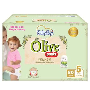 BabyJoy Olive Pants - Junior XL Size (5) - Mega Box 80 Pcs