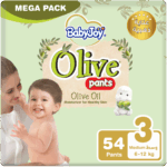 BabyJoy Olive Pants Size (3) (6-12 Kg) Mega 54 Pants
