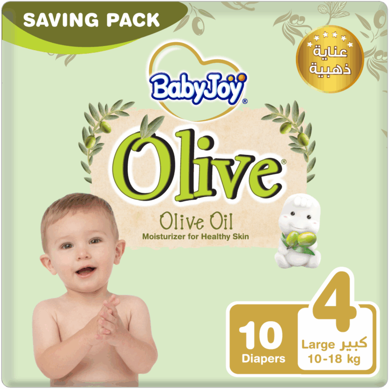 BabyJoy Olive Diapers Size 4 - Large Carry Pack (10 Diapers) - Image 1