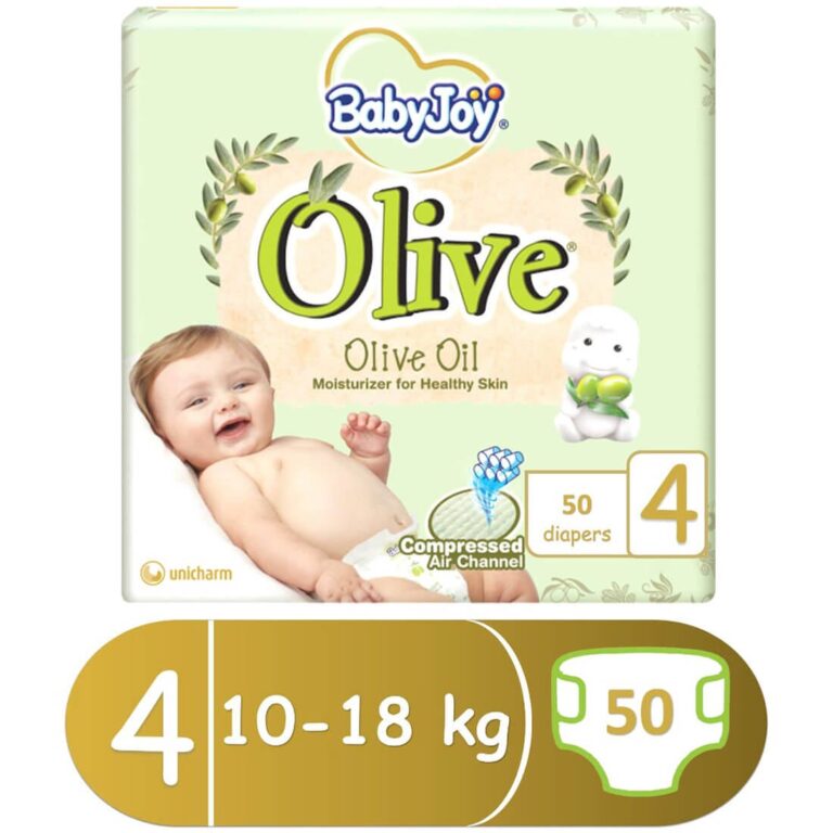 BabyJoy Olive Size 4 Mega Diapers, 50 Count (10-18 Kg) - Image 6