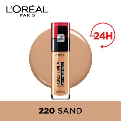 Loreal Infallible Liquid Foundation 220- Beige