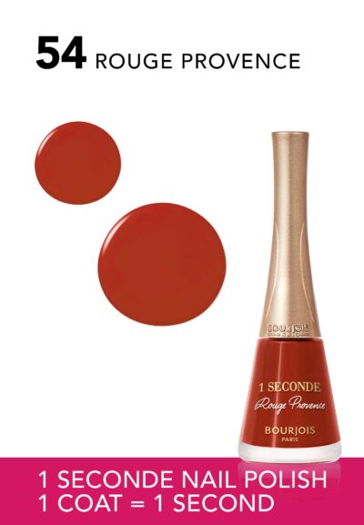 Bourjois 1 Sec French Riviera Nail Polish 54 Rouge Provence