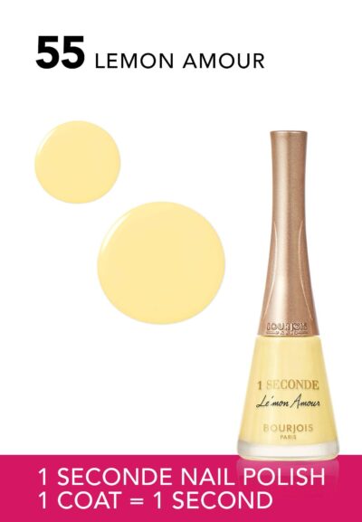 Bourjois 1 Sec French Riviera Nail Polish 55 Lemon Amour
