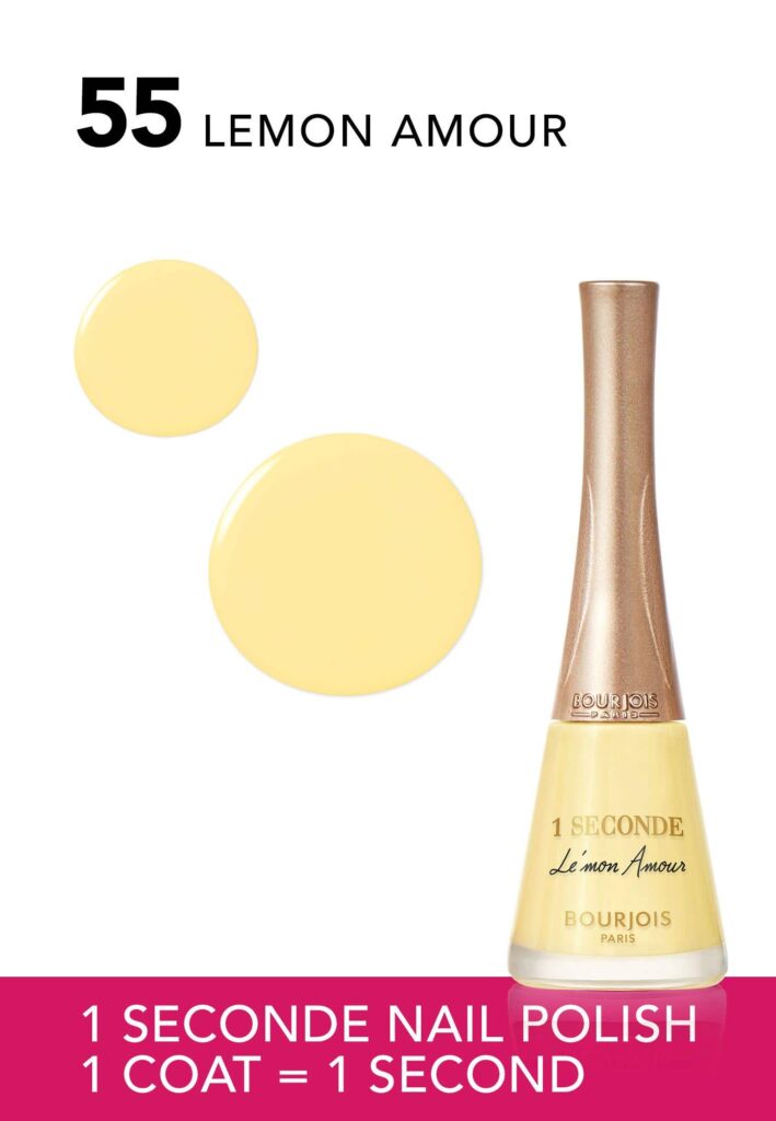Bourjois 1 Sec French Riviera Nail Polish 55 Lemon Amour - Image 2