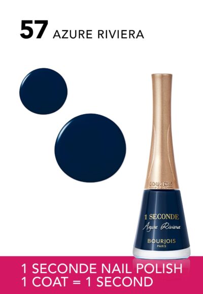 Bourjois 1 Sec French Riviera Nail Polish 57 Azure Riviera