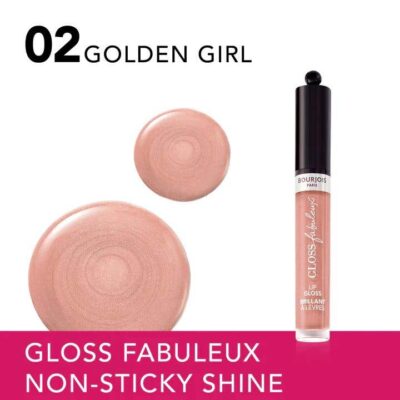 Bourjois Gloss Fabuleux Lip Gloss 2 Golden Girl 3.5 ml