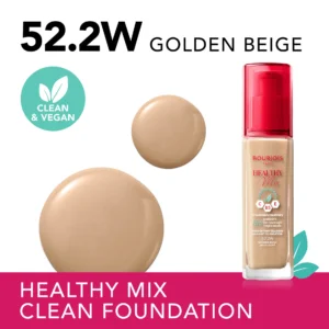 Bourjois Healthy Mix Clean Foundation - 52.2 Golden Beige