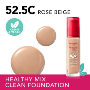 Bourjois Healthy Mix Clean Foundation- 52.5 Rose Beige
