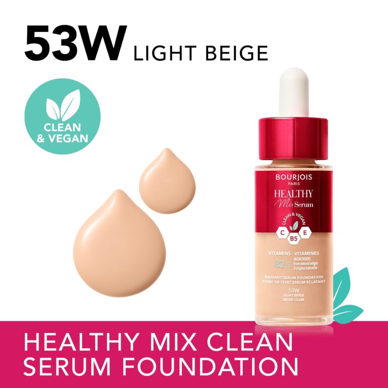 Bourjois Healthy Mix Serum Foundation 53 Light Beige 30 ml - Image 2