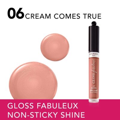 Bourjois Lip Gloss Fabuleux 6 Cream Comes True