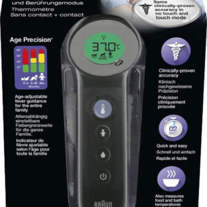 Braun Thermometer BNT400B with Age Precision