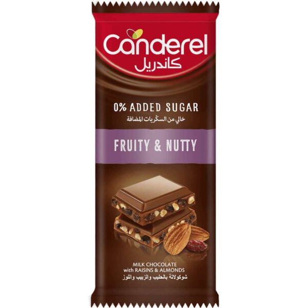 Canderel Chocolate Fruity & Nutty 100gm - Delicious Treat with No Added Sugar - Image 1