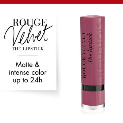 Bourjois Rouge Velvet The Lipstick 19 - Pink
