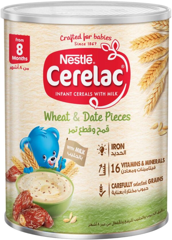Cerelac Baby Cereal Wheat & Date Pieces 1000 gm - For Healthy Growth & Delicious Taste - Image 3
