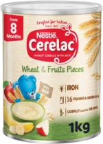 Cerelac Baby Cereal Wheat & Fruit Pieces 1000 gm - Complete Nutrition for Your Baby