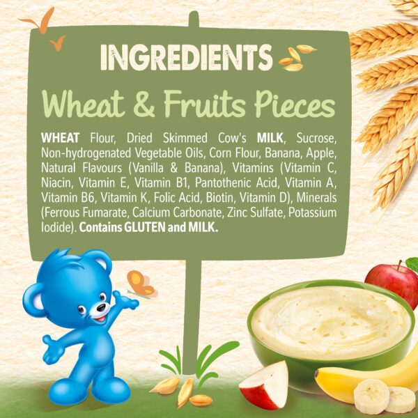 Cerelac Baby Cereal Wheat & Fruit Pieces 1000 gm - Complete Nutrition for Your Baby - Image 6