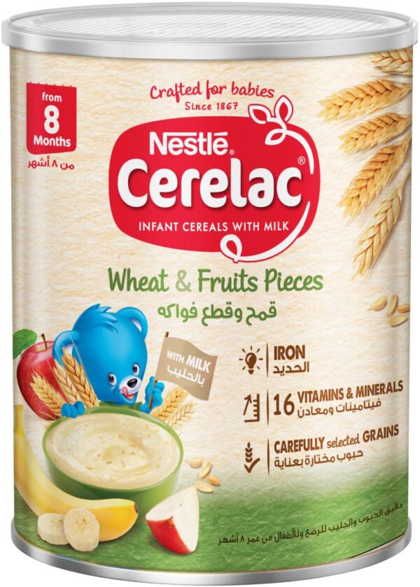 Cerelac Baby Cereal Wheat & Fruit Pieces 1000 gm - Complete Nutrition for Your Baby - Image 3
