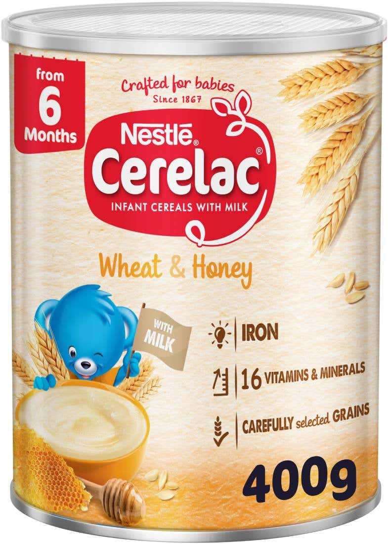 cerelac-baby-cereal-honey-400-gm-0wjpg.jpg Cerelac Baby Cereal with Wheat & Honey - 400 gm - Image 1