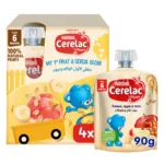 Cerelac Fruit & Oat Puree Multipack - 4 x 90g Pouches (+6 Months)
